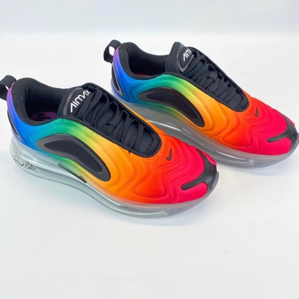 NWOT Nike Air Max 720 "Be True" Pride Rainbow Sneakers - Size 6